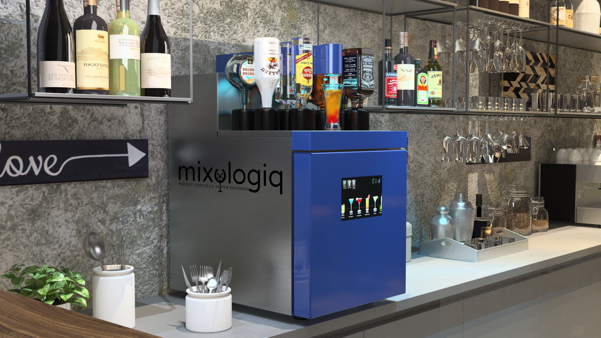 Mixologo - The first cocktails machine - Perfect cocktails in a